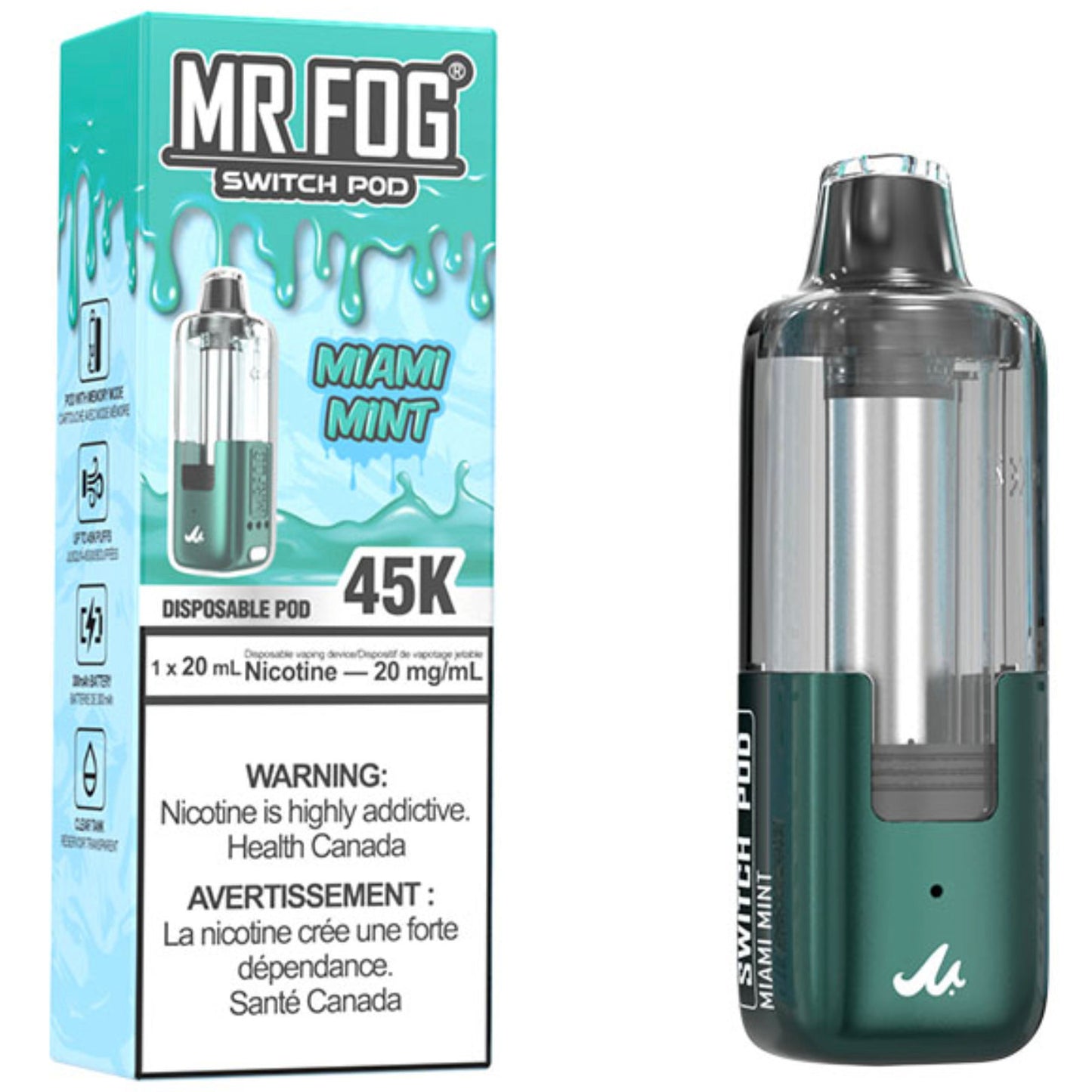 Miami Mint MR FOG SWITCH POD Pod Pack