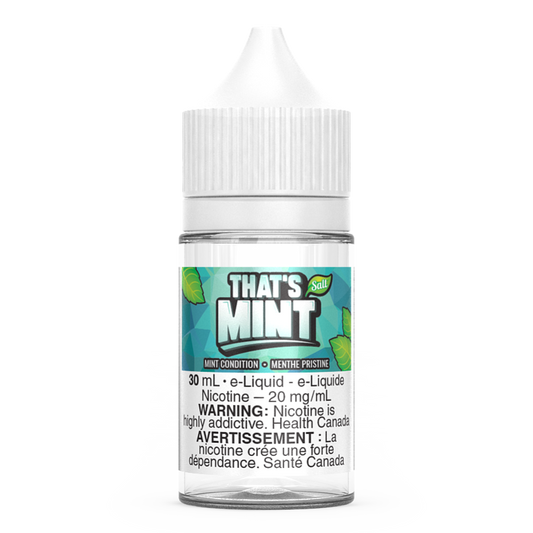 Mint Condition Thats Mint Salt Nic Vape Juice