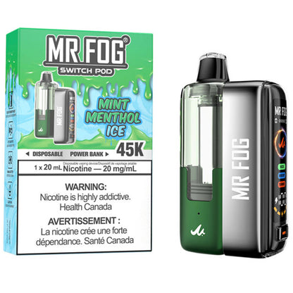 MR FOG SWITCH POD Starter Kit - Mint Menthol Ice Cloud Island Vapour MR FOG SWITCH POD Starter Kit - Mint Menthol Ice Cloud Island Vapour