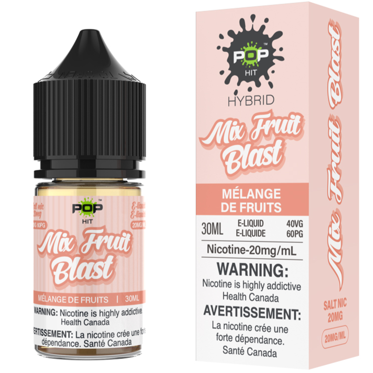 Mix Fruit Blast Pop Hit Vape Juice Salt Nic E-Liquid 20mg 30mL