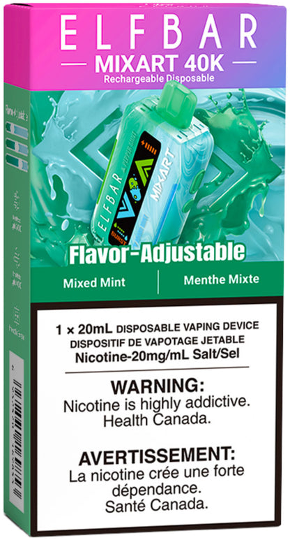Mixed Mint ELF BAR MIXART 40K Disposable