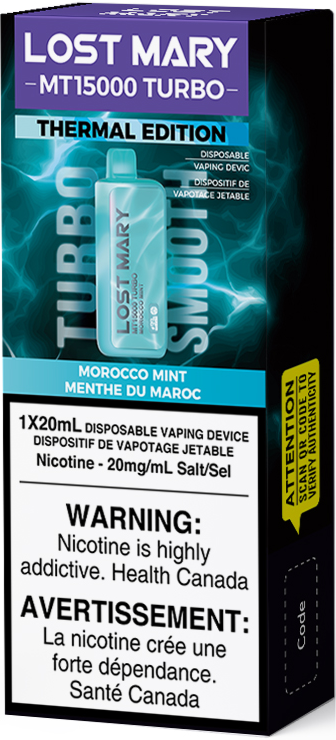 Morocco Mint LOST MARY MT15000 TURBO Vape