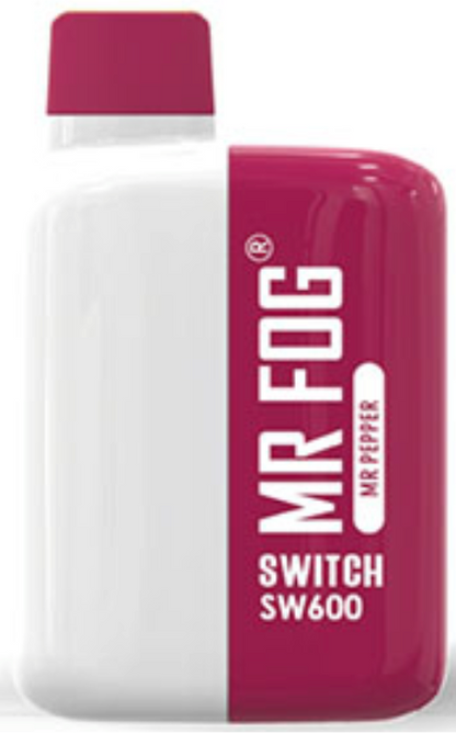 MR FOG SWITCH SW600 Disposable Vape - Mr Pepper Cloud Island Vapour MR FOG SWITCH SW600 Disposable Vape - Mr Pepper Cloud Island Vapour