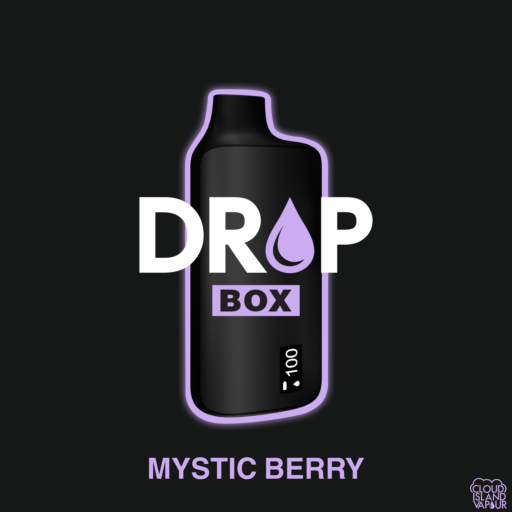 Drop Box 8500 Disposable - Mystic Berry Cloud Island Vapour Drop Box 8500 Disposable - Mystic Berry Cloud Island Vapour