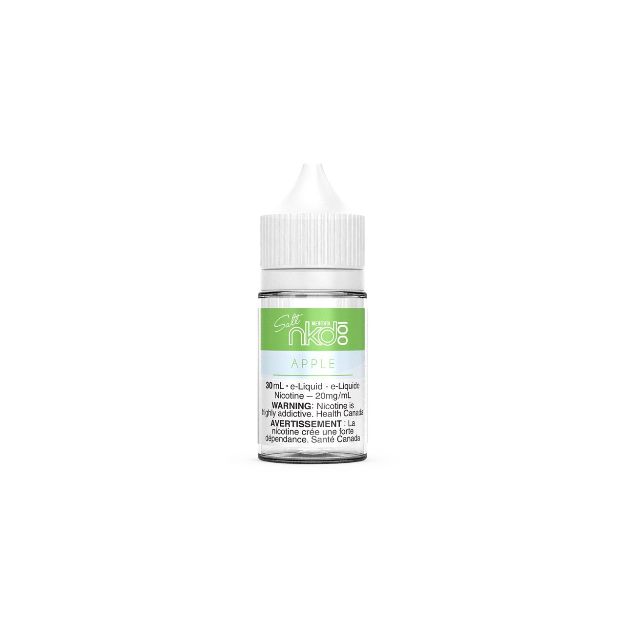 Naked 100 Salt Nic Ejuice 30ml bottle in the flavour Apple