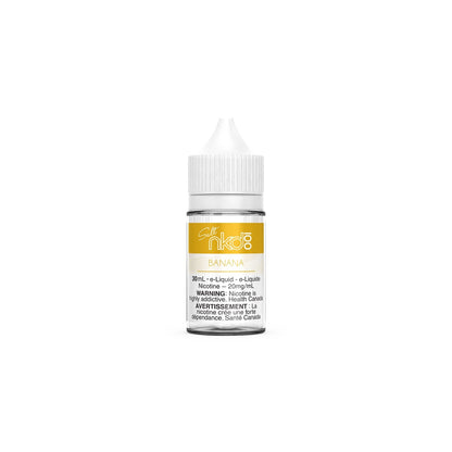 Naked 100 Salt Nic Ejuice 30ml bottle in the flavour Banana