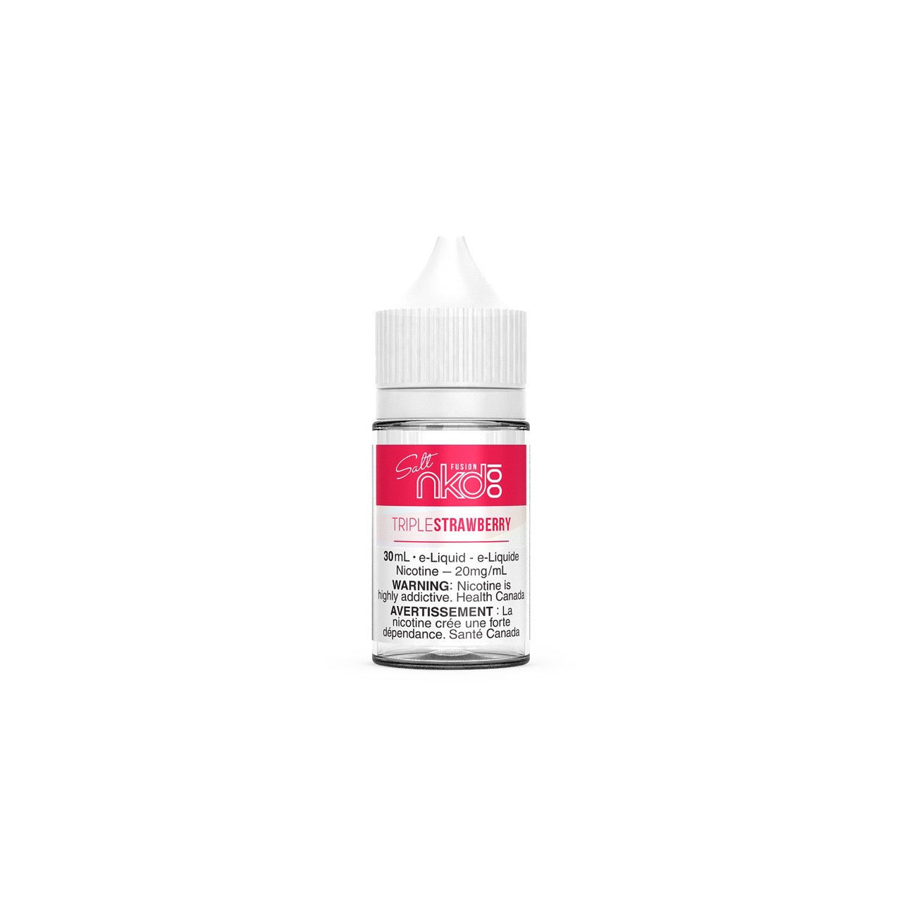 Naked 100 Salt Nic Ejuice 30ml bottle in the flavour Triple Strawberry