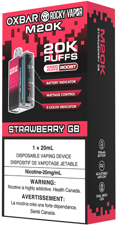 OXBAR M20K Disposable Vape Strawberry GB