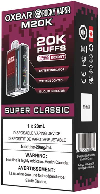 OXBAR M20K Disposable Vape Super Classic