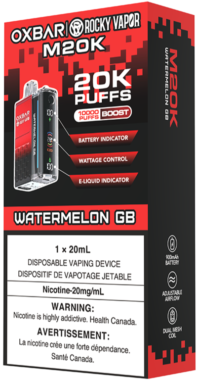 OXBAR M20K Disposable Vape Watermelon GB