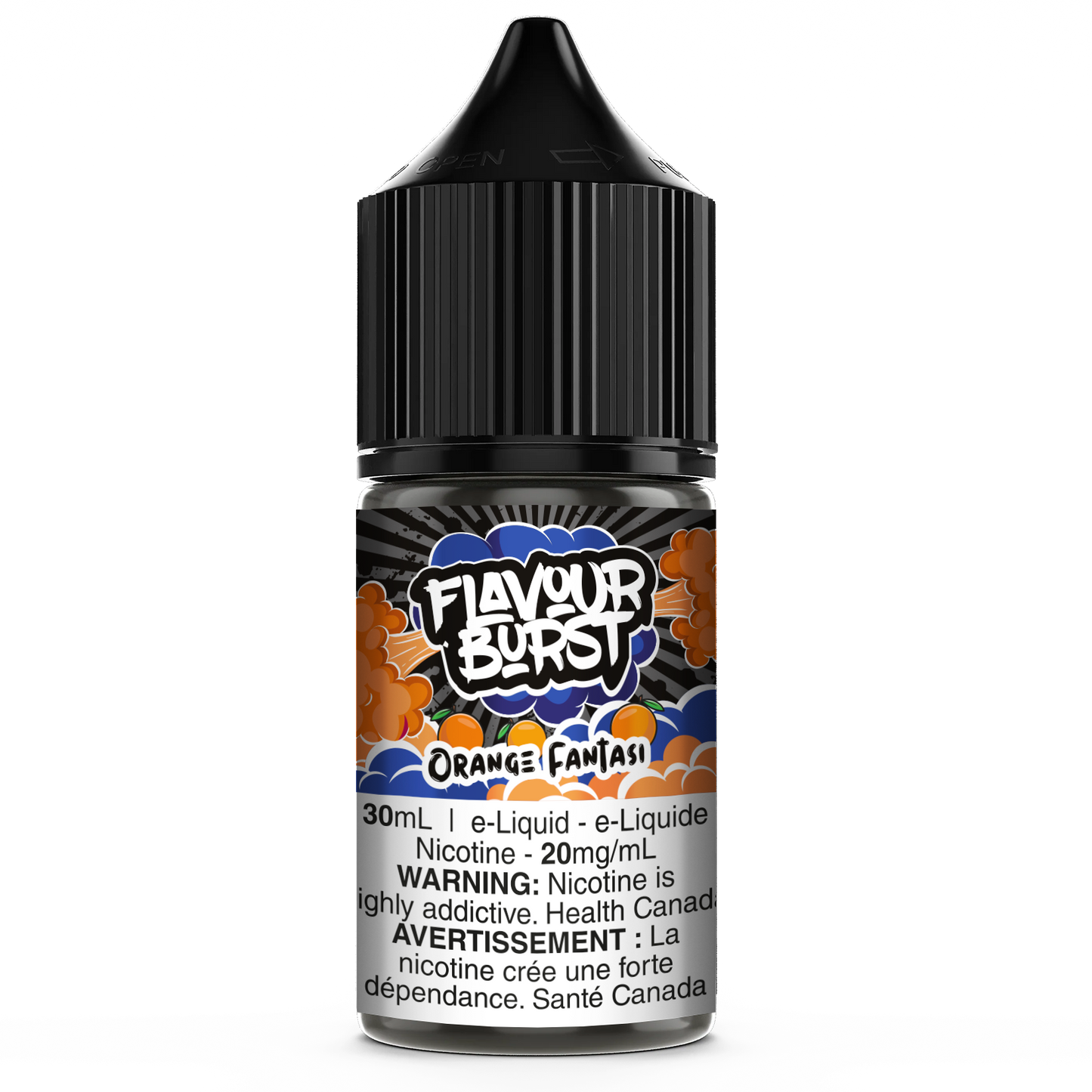 Flavour Burst Salt Nic E-Liquid Orange Fantasi