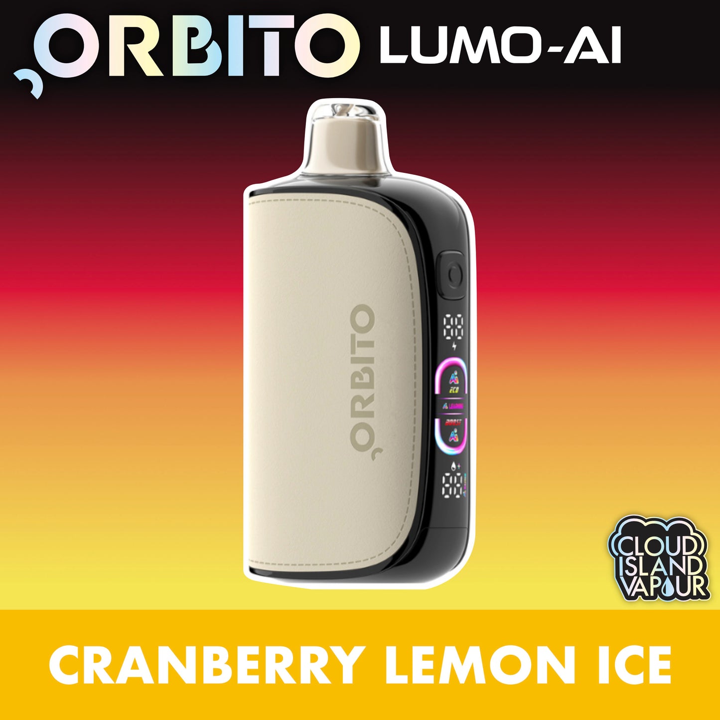 Orbito Lumo AI 120K Cranberry Lemon Ice