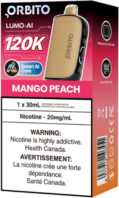 Orbito Lumo AI 120K Disposable Mango Peach