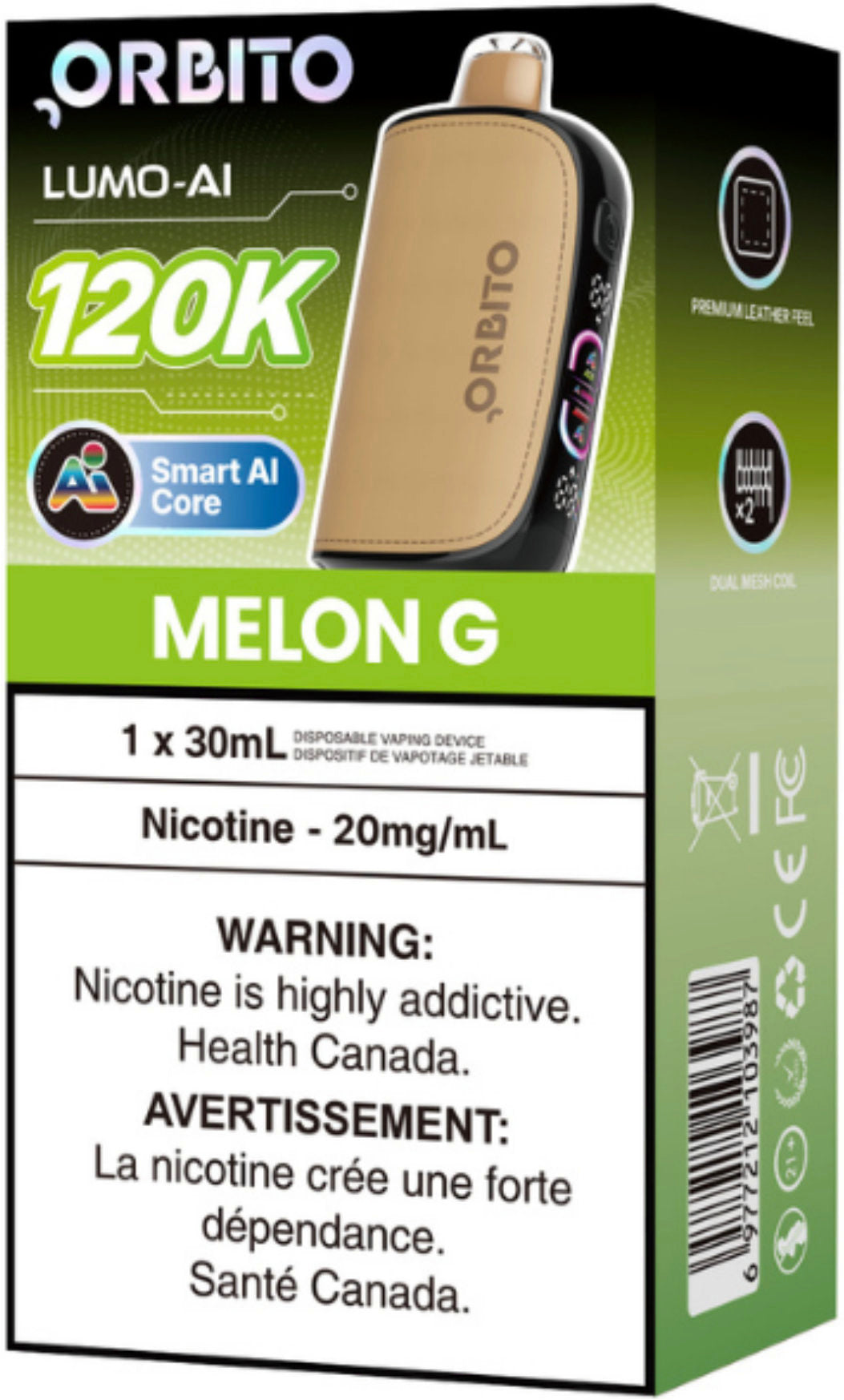 Orbito Lumo AI 120K Disposable Melon G