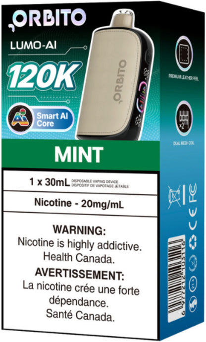 Orbito Lumo AI 120K Disposable Mint