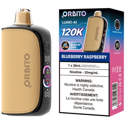 Orbito Lumo AI 120K Disposable Vape Blueberry Raspberry