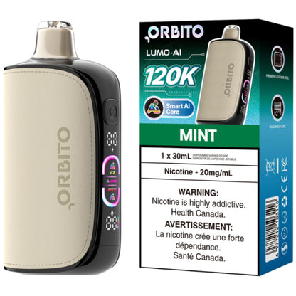 Orbito Lumo AI 120K Disposable Vape Mint