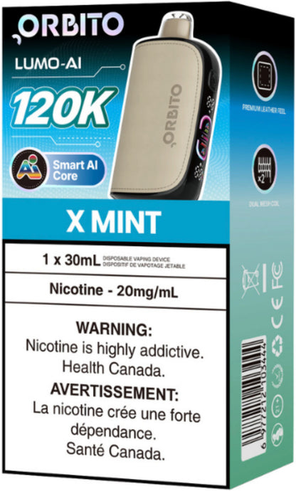 Orbito Lumo AI 120K Disposable X Mint
