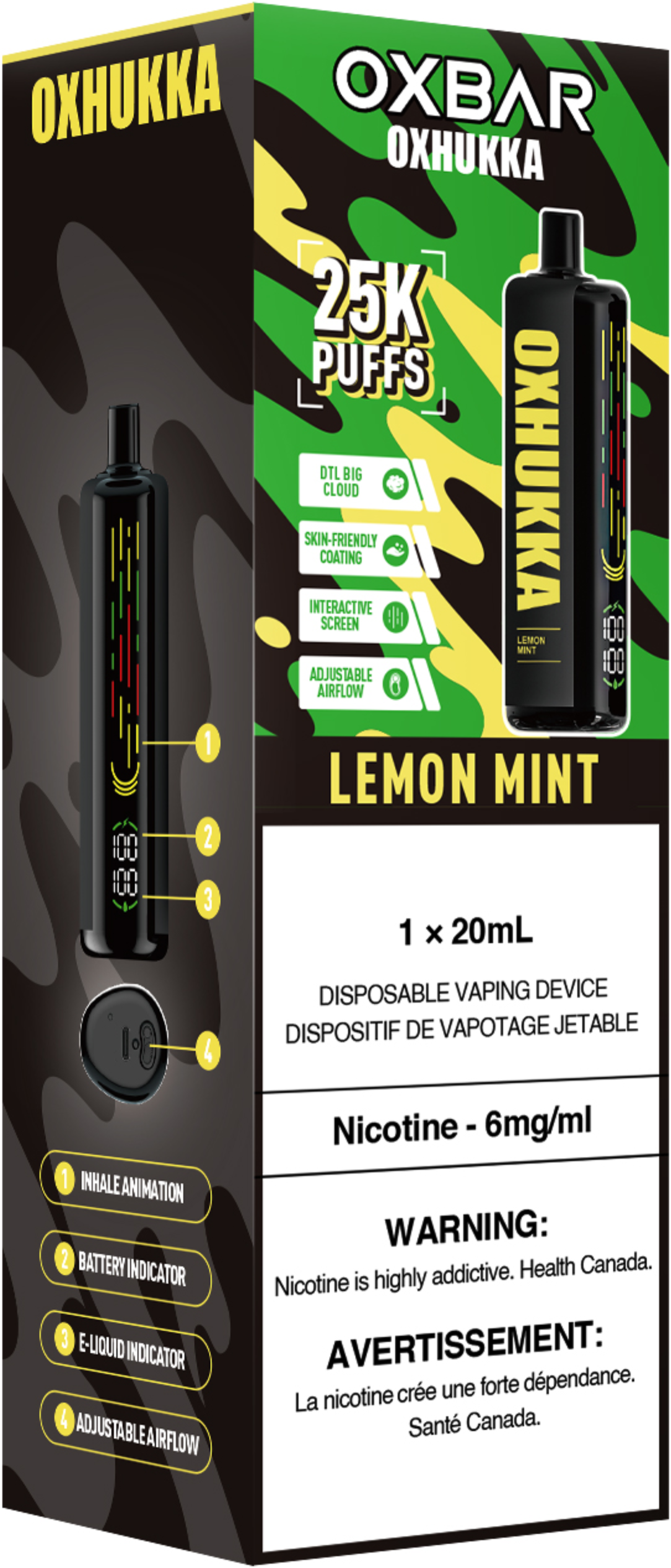 Oxbar Oxhukka Disposable Lemon Mint