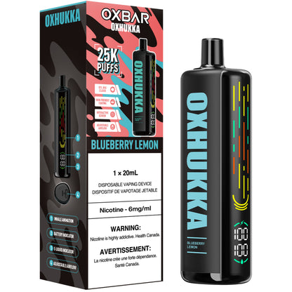 Oxbar Oxhukka Disposable Vape Blueberry Lemon