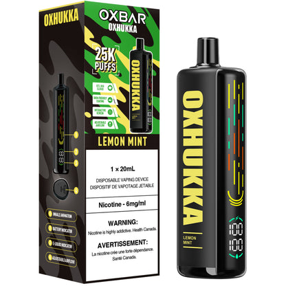 Oxbar Oxhukka Disposable Vape Lemon Mint