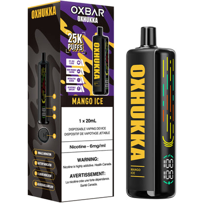 Oxbar Oxhukka Disposable Vape Mango Ice