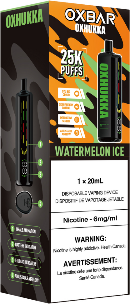 Oxbar Oxhukka Disposable Watermelon Ice