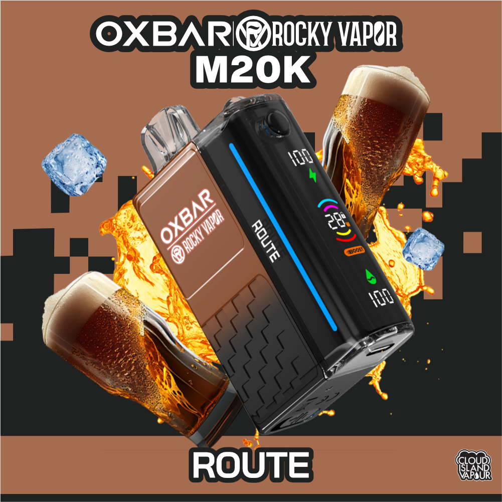 Oxbar Rocky Vapor M20K 20000 Puffs Disposable Vape 20mL Route