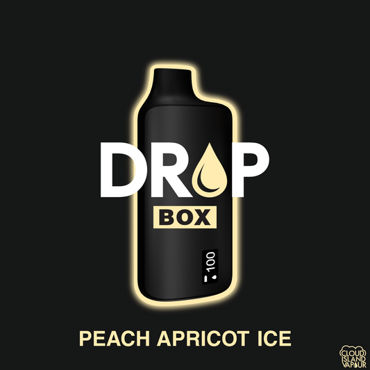 DROP BOX 8500 Disposable Vape in the flavour Peach Apricot Ice