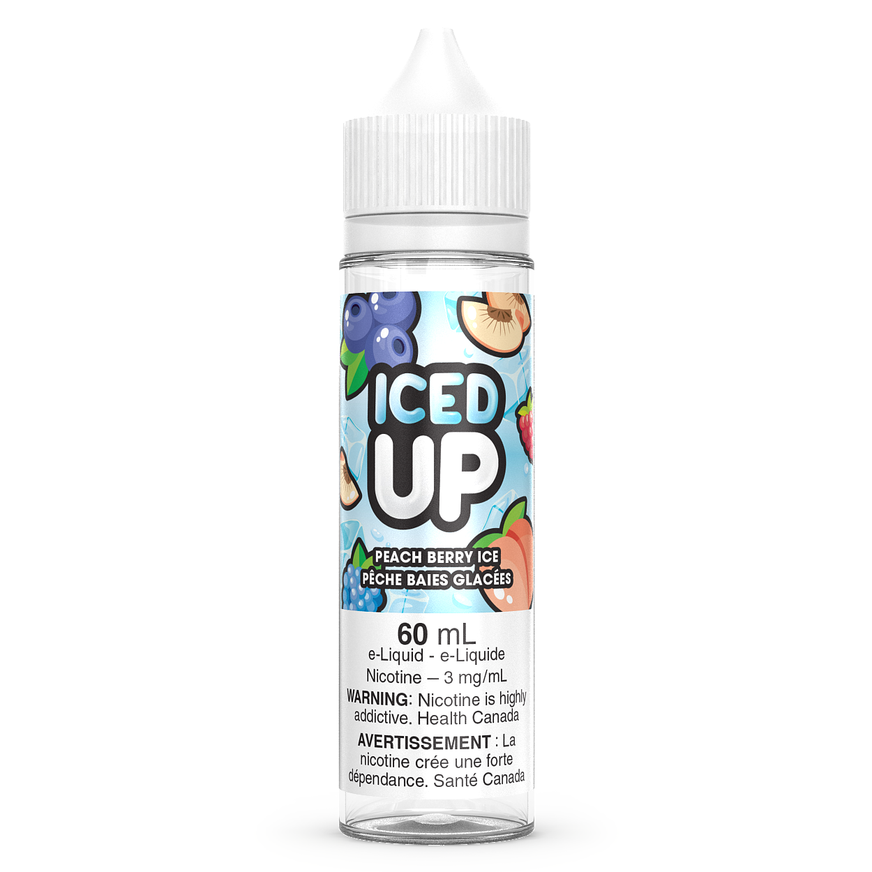 Peach Berry Ice Iced Up E-Liquid 60ml