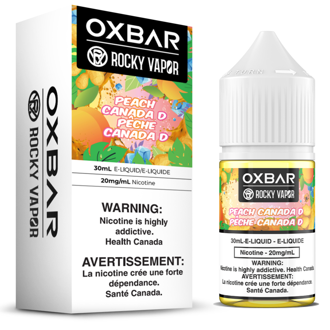 Peach Canada D Rocky Vapor Oxbar E-Liquids