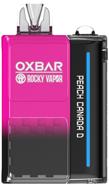 Peach Canada D Rocky Vapor Oxbar M20K Disposable Vape Device