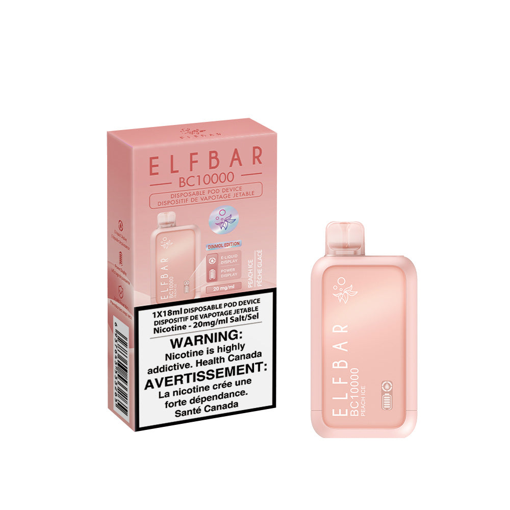 ELF BAR BC10000 Puffs Disposable Vape flavour Peach Ice