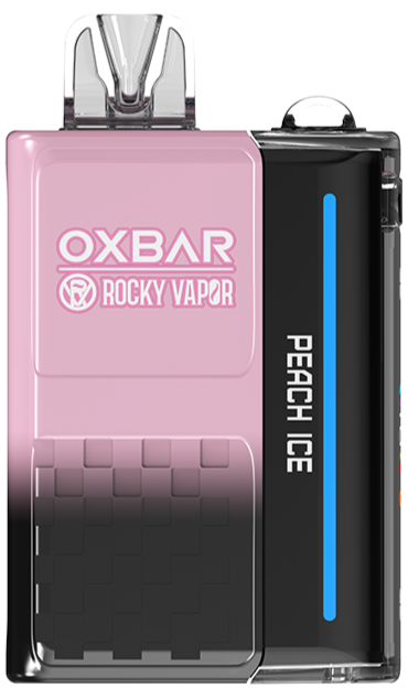 Peach Ice Rocky Vapor Oxbar M20K Disposable Vape Device