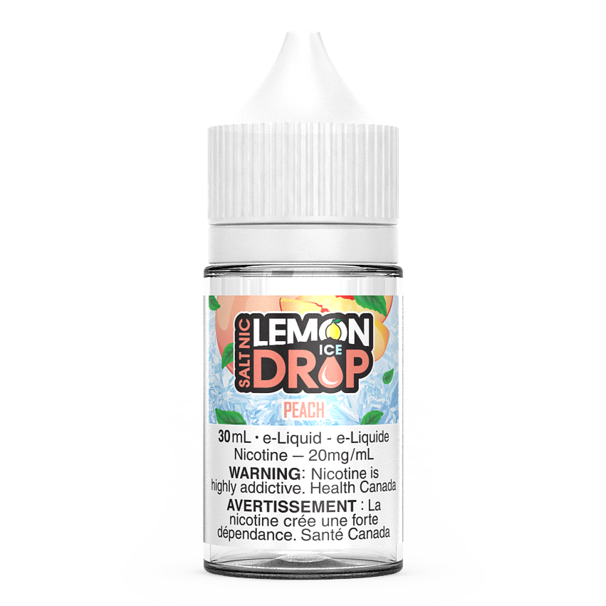 Peach LEMON DROP ICE Salt Nic Vape Juice E-Liquid 30mL