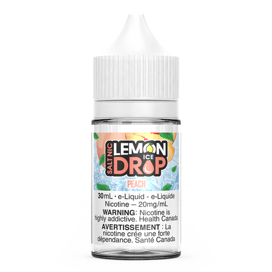 Peach LEMON DROP ICE Salt Nic Vape Juice E-Liquid 30mL