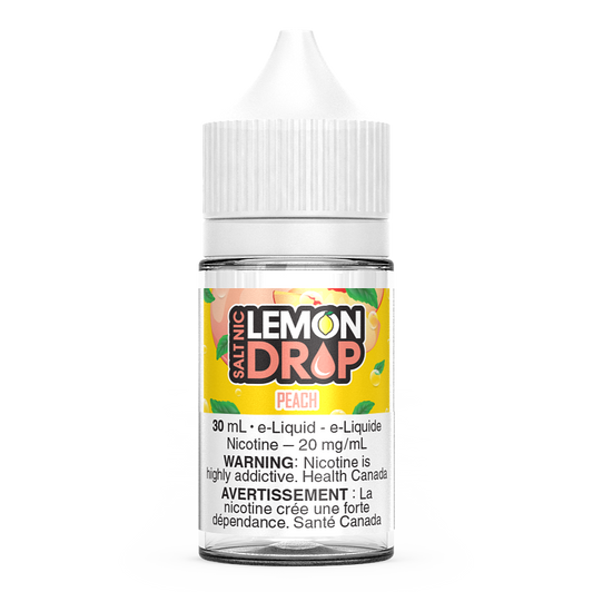 Peach LEMON DROP Salt Nic Vape Juice E-Liquid 30mL