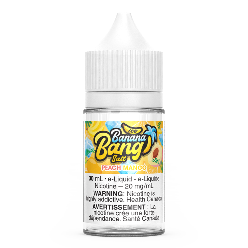 Peach Mango Banana Bang Ice Salt Nic Vape Juice 30mL