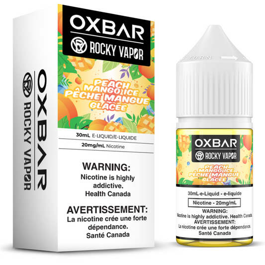 Peach Mango Ice Rocky Vapor Oxbar E-Liquids