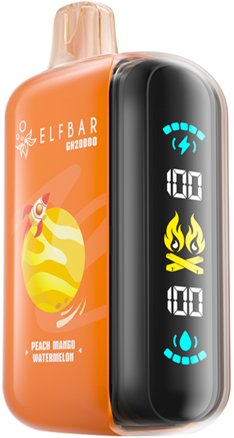 ELF BAR GH20000 Disposable Vape - Peach Mango Watermelon Cloud Island Vapour ELF BAR GH20000 Disposable Vape - Peach Mango Watermelon Cloud Island Vapour