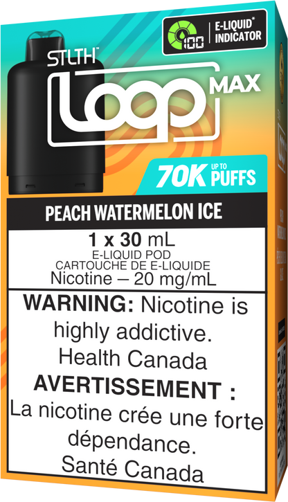 Peach Watermelon Ice STLTH LOOP MAX Pod Pack