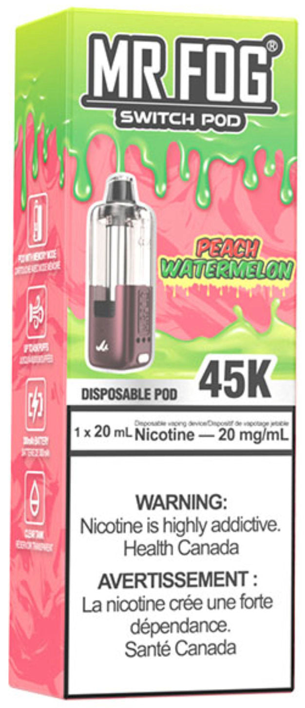 Peach Watermelon MR FOG SWITCH POD Pod Package
