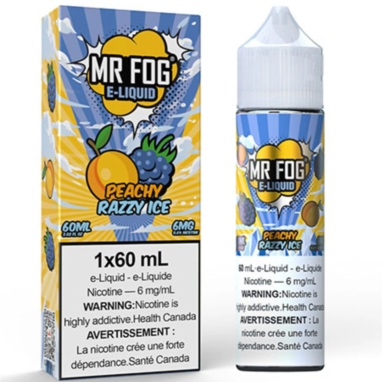 Peachy Razzy Ice MR FOG E-Liquid 60mL