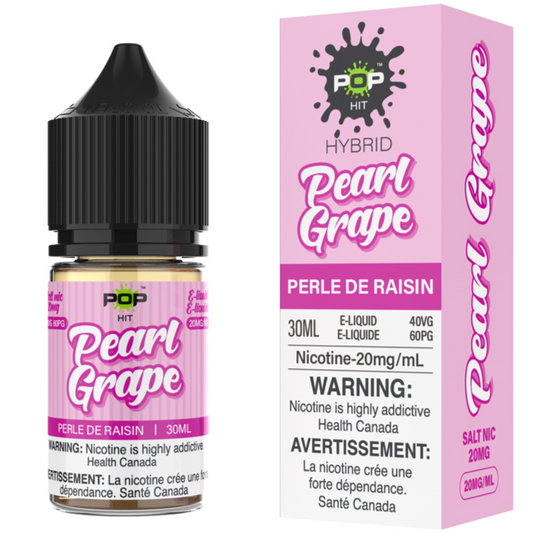 Pearl Grape Pop Hit Vape Juice Salt Nic E-Liquid 20mg 30mL