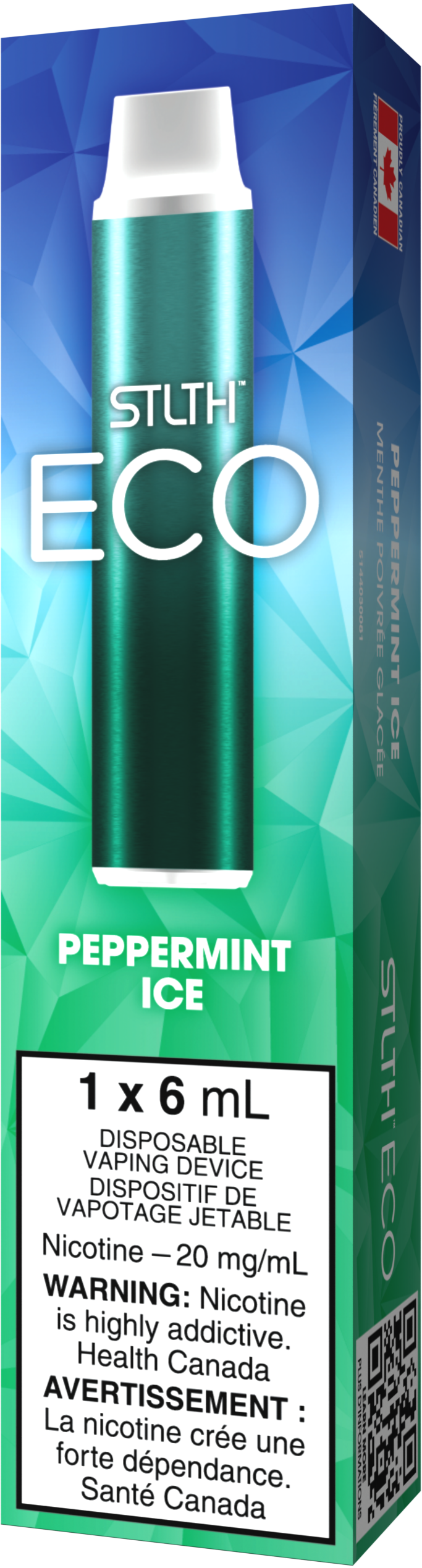 Peppermint Ice STLTH ECO Disposable Vape