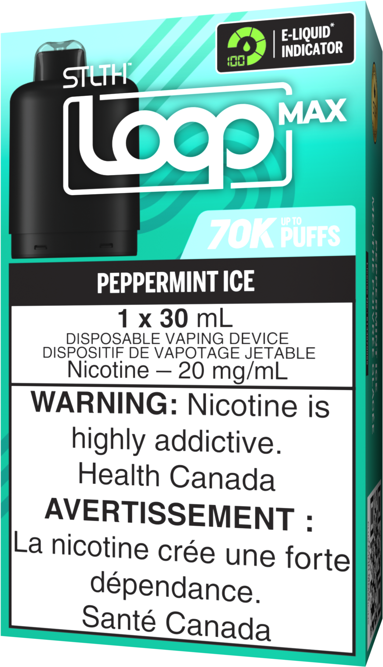 STLTH LOOP MAX 70K Pod Pack - Peppermint Ice