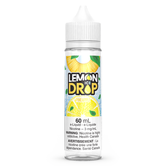 Pineapple LEMON DROP ICE Vape Juice E-Liquid 60mL Freebase