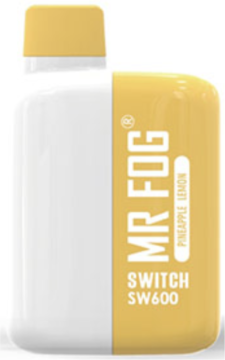 MR FOG SWITCH SW600 Disposable Vape - Pineapple Lemon Cloud Island Vapour MR FOG SWITCH SW600 Disposable Vape - Pineapple Lemon Cloud Island Vapour