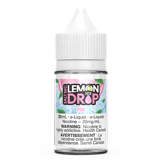 Pink LEMON DROP ICE Salt Nic Vape Juice E-Liquid 30mL