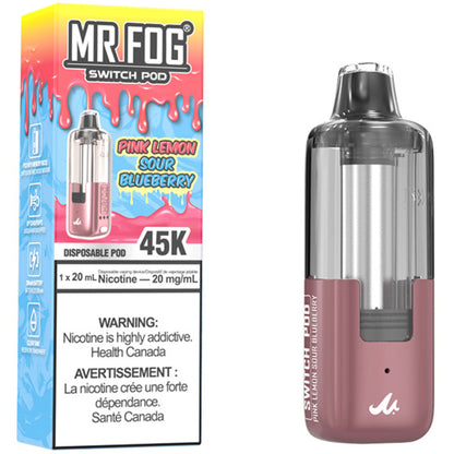 Pink Lemon Sour Blueberry MR FOG SWITCH POD Pod Pack